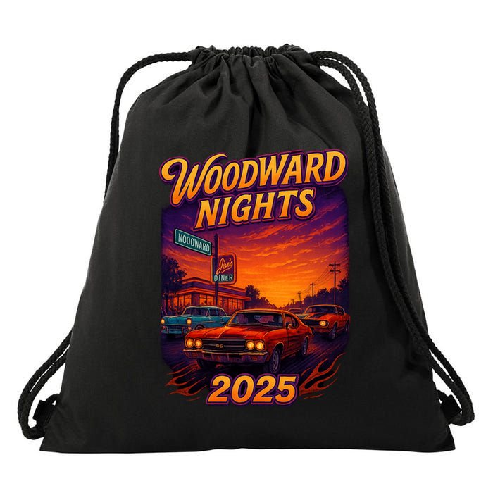 2025 Woodward Nights Drawstring Bag