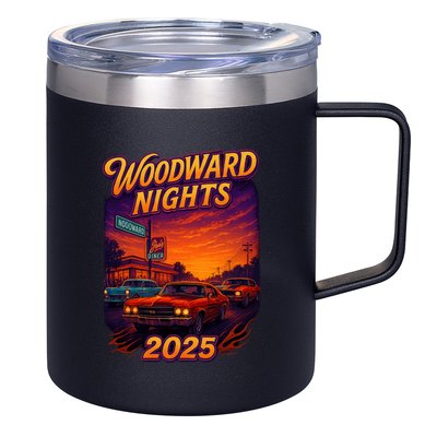 2025 Woodward Nights 12oz Stainless Steel Coffee Mug
