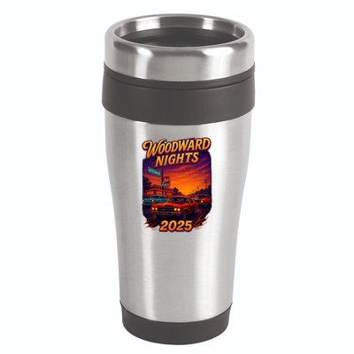 2025 Woodward Nights 16oz Travel Tumbler