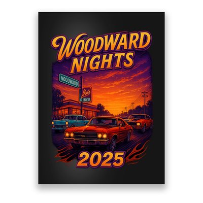 2025 Woodward Nights Poster
