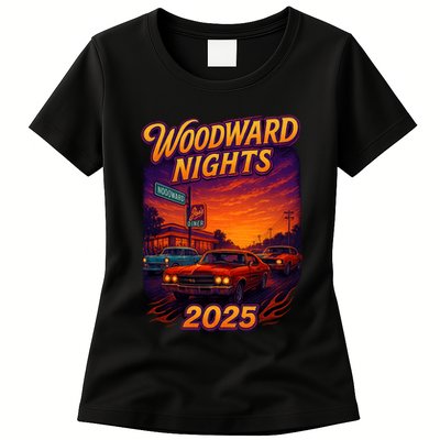 2025 Woodward Nights Womens T-Shirt