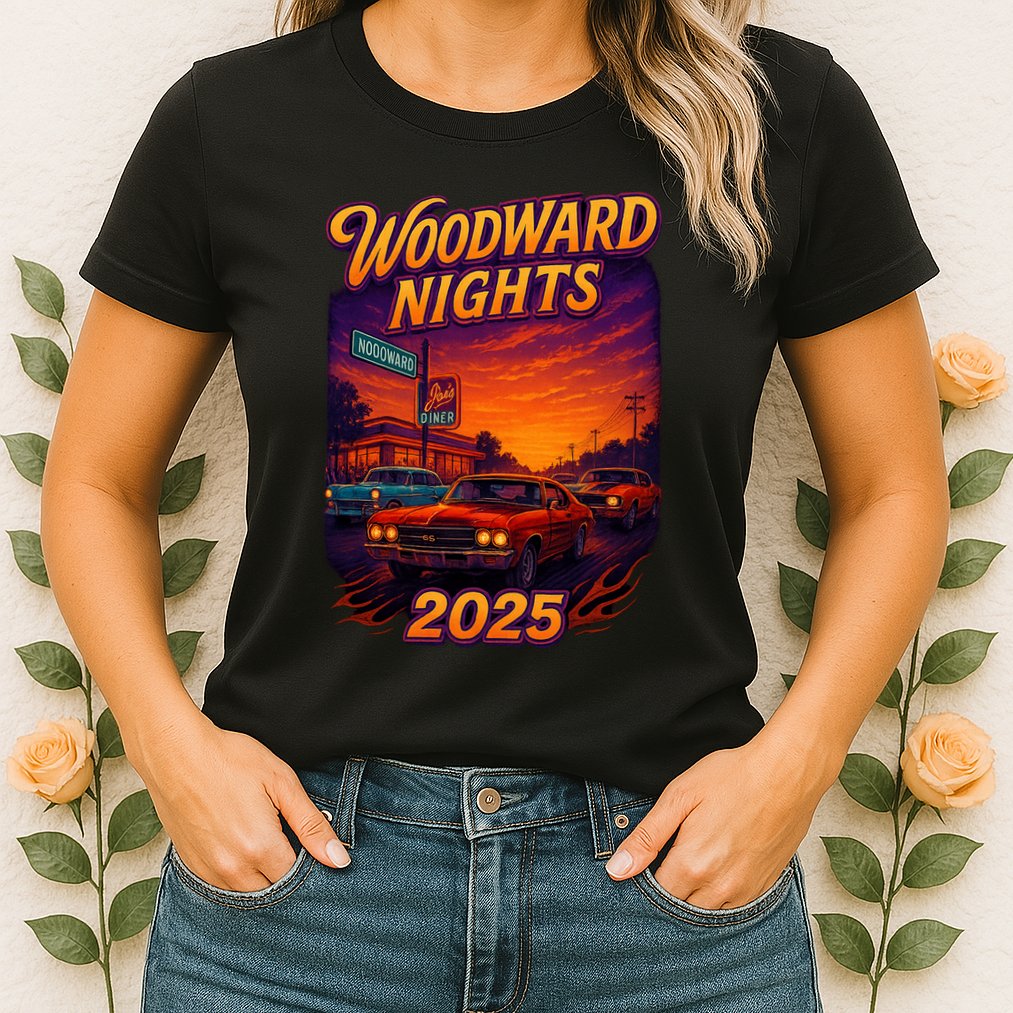 2025 Woodward Nights Womens T-Shirt