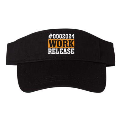 2024 Work Release Funny Retirement 2024 Retired Valucap Bio-Washed Visor