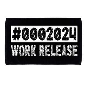 2024 Work Release Funny Retirement 2024 Retired Microfiber Hand Towel