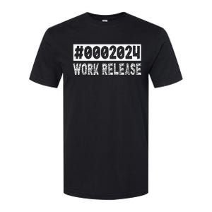 2024 Work Release Funny Retirement 2024 Retired Softstyle CVC T-Shirt