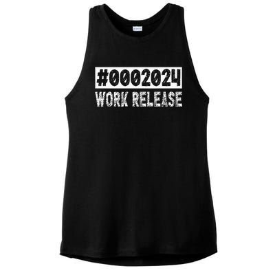 2024 Work Release Retirement 2024 Retired Ladies PosiCharge Tri-Blend Wicking Tank