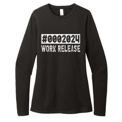 2024 Work Release Retirement 2024 Retired Womens CVC Long Sleeve Shirt