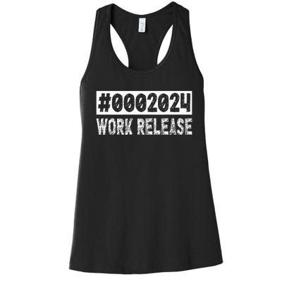 2024 Work Release Retirement 2024 Retired Women's Racerback Tank