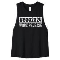 2024 Work Release Retirement 2024 Retired Women's Racerback Cropped Tank