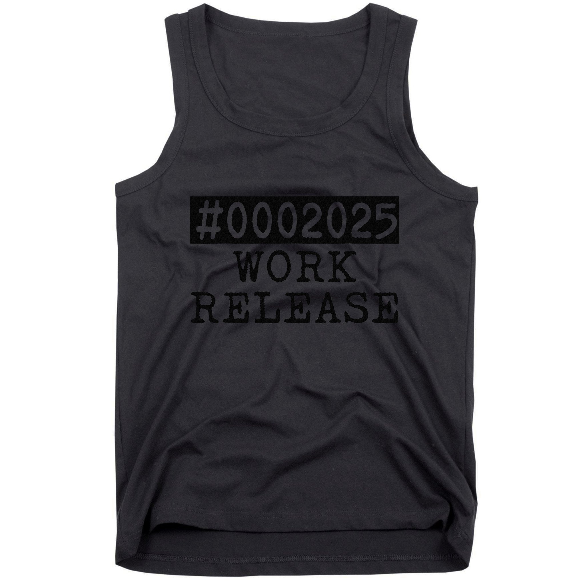 2025 Work Release Funny Retirement 2025 Retired Tank Top