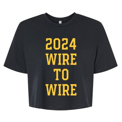 2024 Wire To Wire Bella+Canvas Jersey Crop Tee