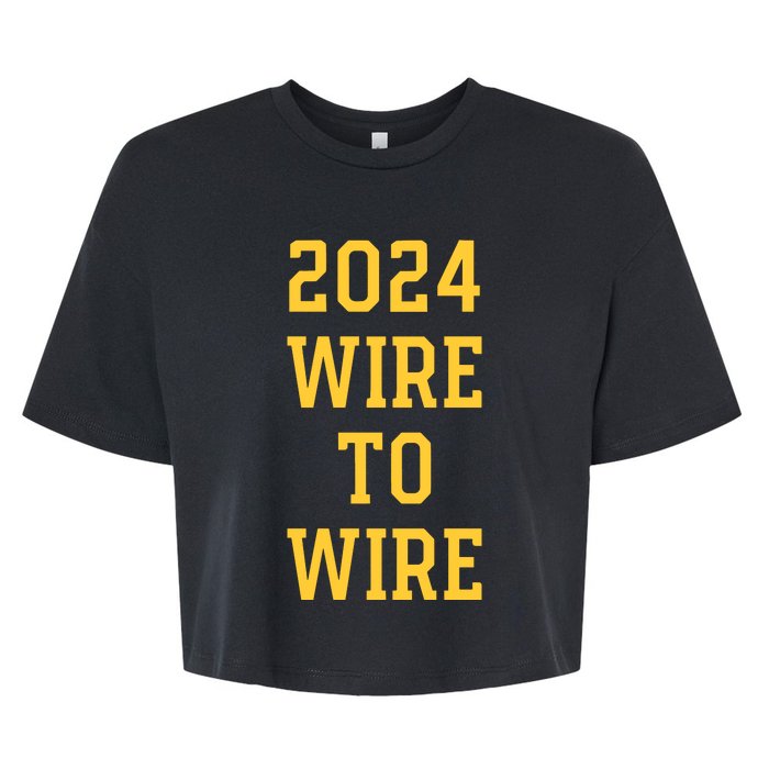 2024 Wire To Wire Bella+Canvas Jersey Crop Tee