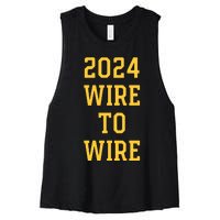 2024 Wire To Wire Women's Racerback Cropped Tank