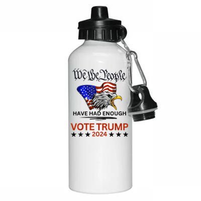 2024 We The People Have Had Enough Vote Trump Felon Aluminum Water Bottle