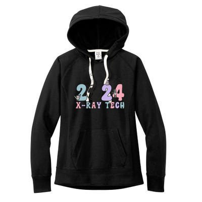 2024 Xray Tech New Year Eve Radiology Xray Technologist CT Women's Fleece Hoodie