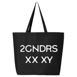 2GNDRS XX XY 2 Genders 25L Jumbo Tote