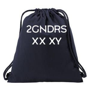 2GNDRS XX XY 2 Genders Drawstring Bag