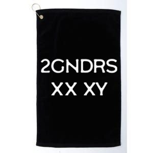 2GNDRS XX XY 2 Genders Platinum Collection Golf Towel