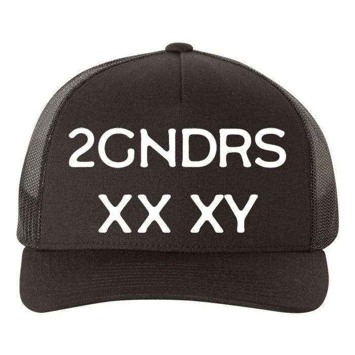 2GNDRS XX XY 2 Genders Yupoong Adult 5-Panel Trucker Hat