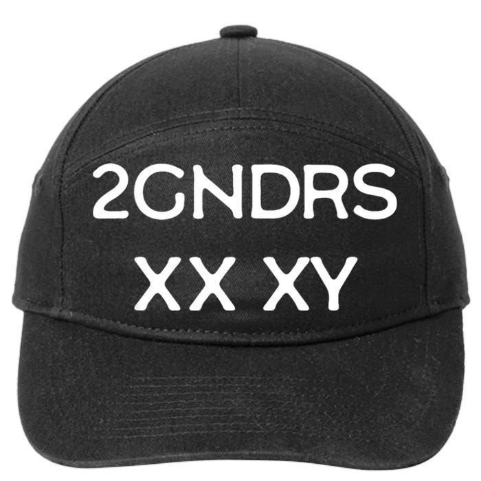 2GNDRS XX XY 2 Genders 7-Panel Snapback Hat