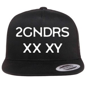 2GNDRS XX XY 2 Genders Flat Bill Trucker Hat