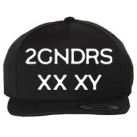 2GNDRS XX XY 2 Genders Wool Snapback Cap