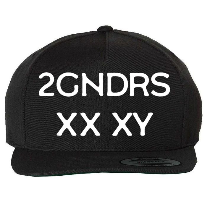 2GNDRS XX XY 2 Genders Wool Snapback Cap