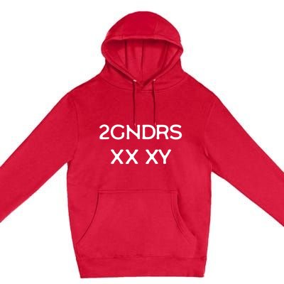 2GNDRS XX XY 2 Genders Premium Pullover Hoodie