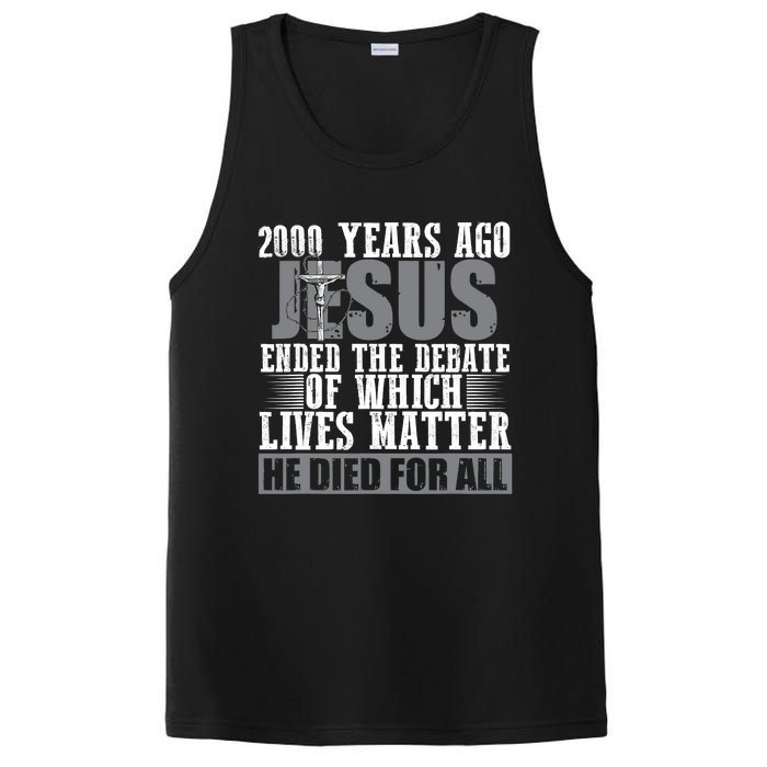 2000 Years Ago Jesus Ended The Debate Christian Believe PosiCharge Competitor Tank