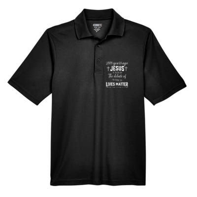 2000 Years Ago Jesus Ended The Debate Christian Believe Men's Origin Performance Pique Polo