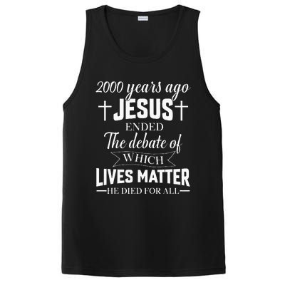 2000 Years Ago Jesus Ended The Debate Christian Believe PosiCharge Competitor Tank