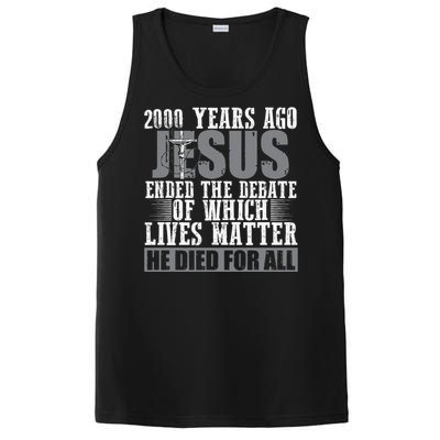 2000 Years Ago Jesus Ended The Debate Christian Believe PosiCharge Competitor Tank