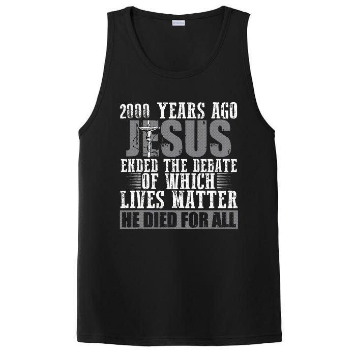 2000 Years Ago Jesus Ended The Debate Christian Believe PosiCharge Competitor Tank