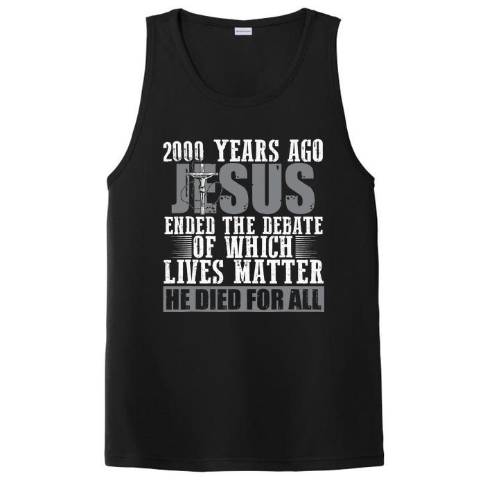 2000 Years Ago Jesus Ended the Debate Christian Believe PosiCharge Competitor Tank