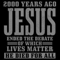 2000 Years Ago Jesus Ended the Debate Christian Believe 16 in Basic Backpack