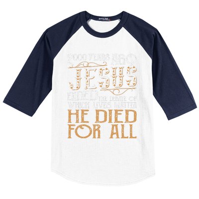 2000 Years Ago Jesus Ended The Debate Christian Religious Baseball Sleeve Shirt