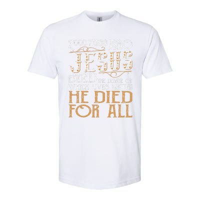 2000 Years Ago Jesus Ended The Debate Christian Religious Softstyle CVC T-Shirt