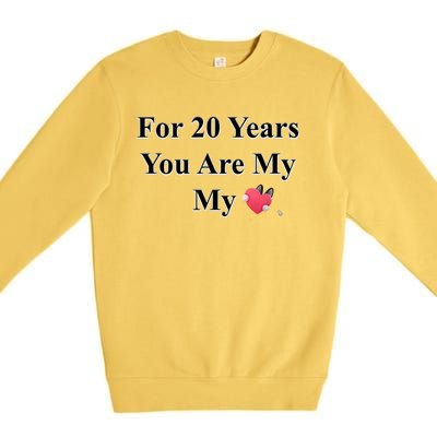 20 Years Love Premium Crewneck Sweatshirt