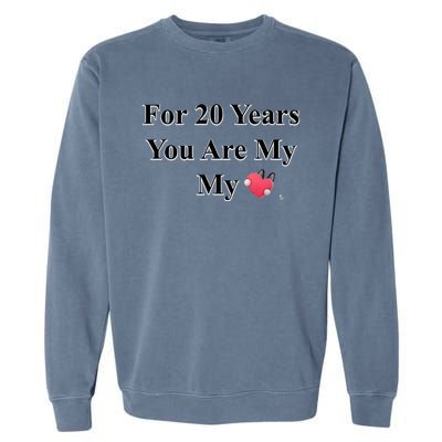 20 Years Love Garment-Dyed Sweatshirt