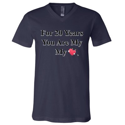 20 Years Love V-Neck T-Shirt