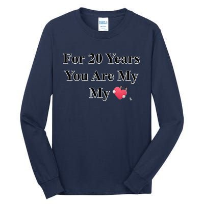 20 Years Love Tall Long Sleeve T-Shirt