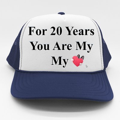 20 Years Love Trucker Hat