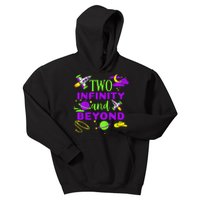 2 Year Old Two Infinity And Beyond 2nd Birthday Kids Hoodie