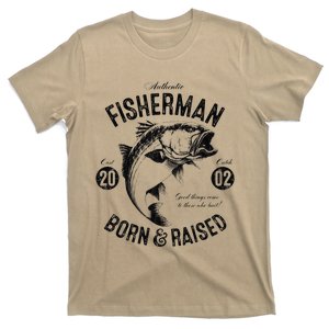 21 Year Old Fisherman Fishing 2002 21st Birthday T-Shirt