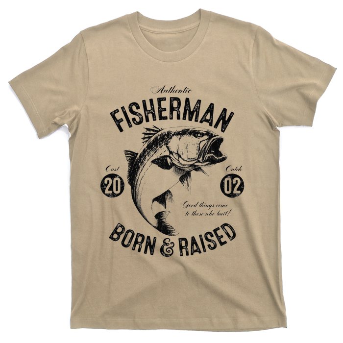 21 Year Old Fisherman Fishing 2002 21st Birthday T-Shirt