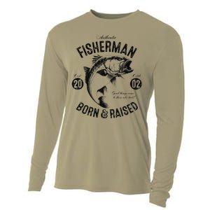 21 Year Old Fisherman Fishing 2002 21st Birthday Cooling Performance Long Sleeve Crew