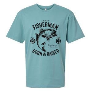 21 Year Old Fisherman Fishing 2002 21st Birthday Sueded Cloud Jersey T-Shirt