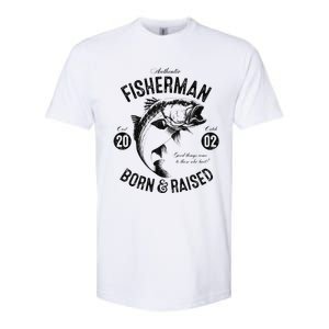 21 Year Old Fisherman Fishing 2002 21st Birthday Softstyle CVC T-Shirt