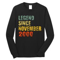 22 Year Old 22nd Birthday Gifts Legend Since November 2000 Long Sleeve Shirt