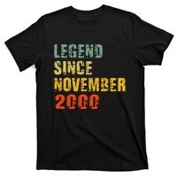 22 Year Old 22nd Birthday Gifts Legend Since November 2000 T-Shirt